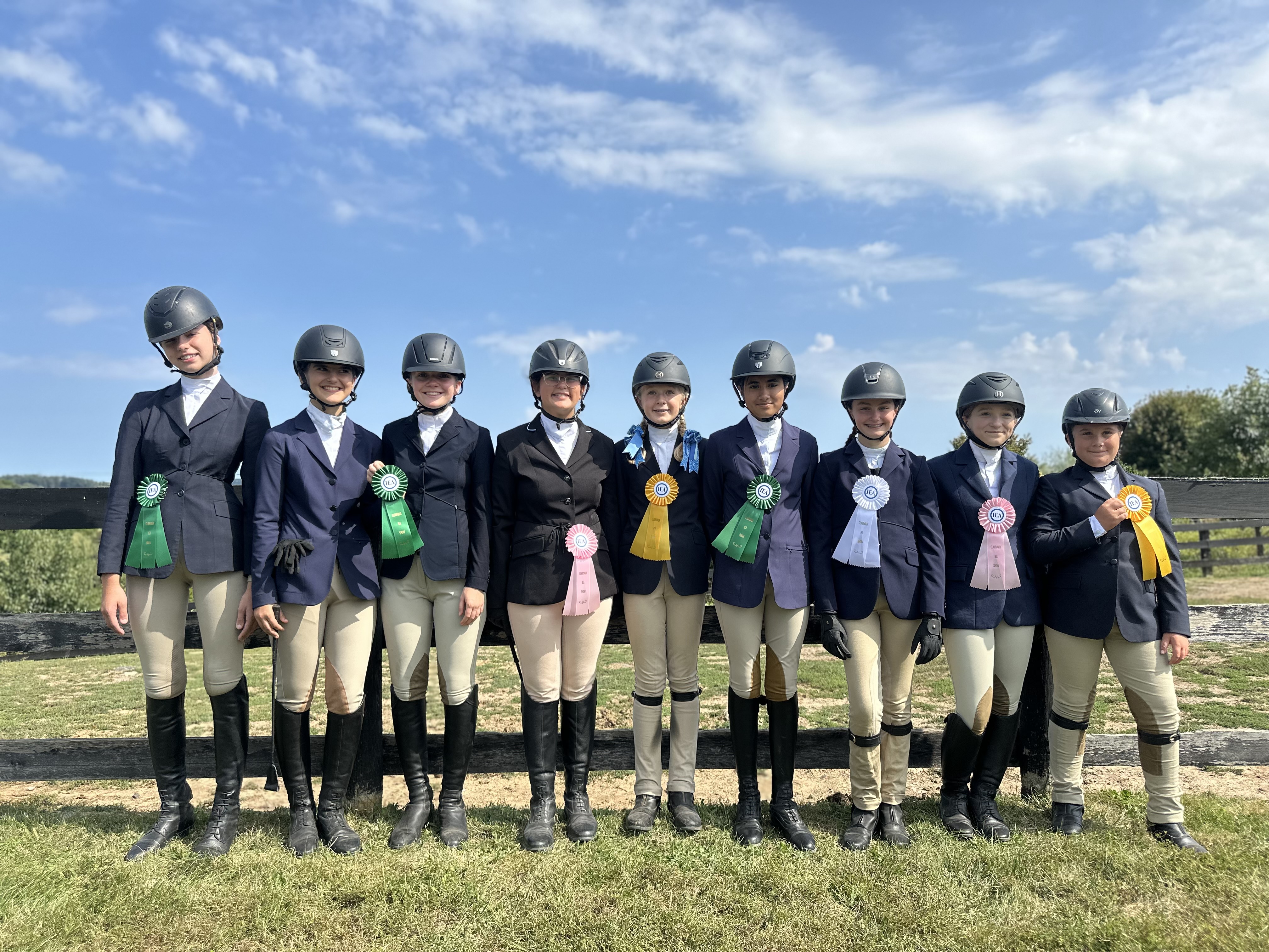 The 2025 to 2026 Cudo Equestrian IEA team